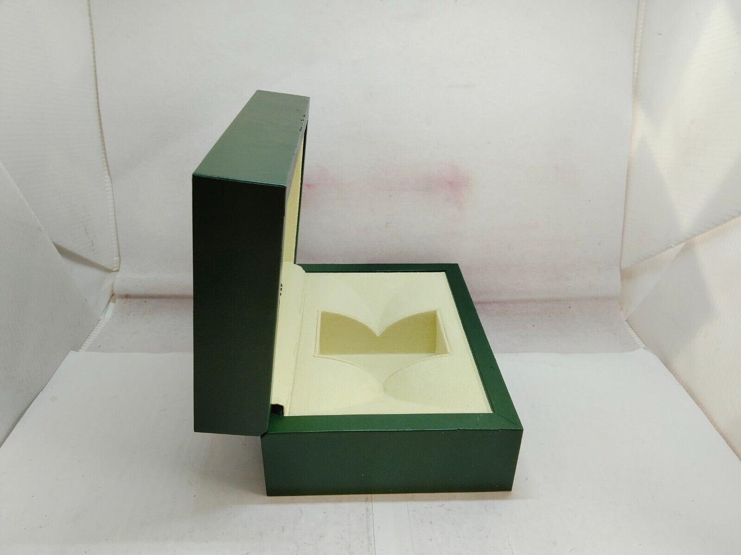 VINTAGE GENUINE ROLEX Green watch box case 31.00.04 wave no inner 231107014y2S