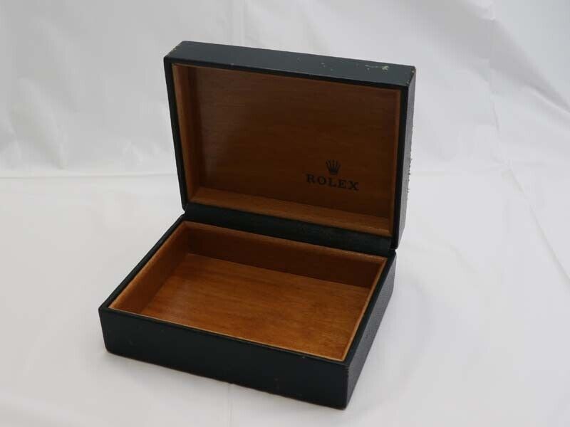 VINTAGE GENUINE ROLEX watch box case no inner cushion 67.00.03 Green 0520003yS