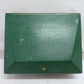 VINTAGE GENUINE ROLEX watch box case 11.00.2 pyramid green wood 230814005yS