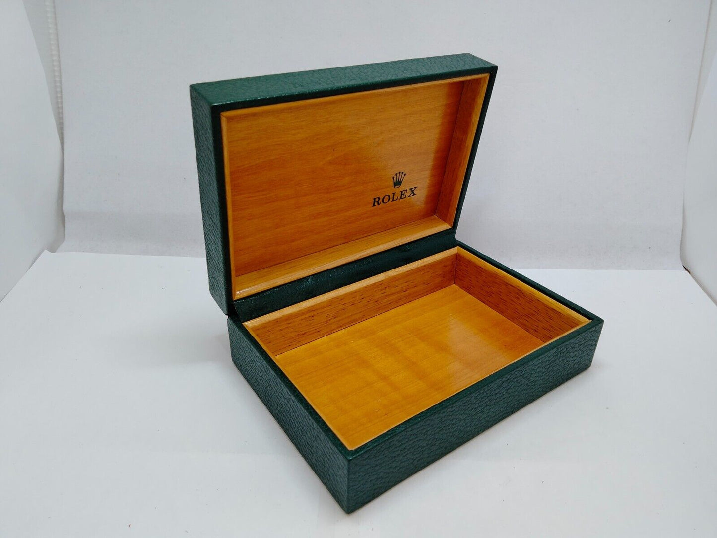 GENUINE ROLEX Datejust Watch Box Green 68.00.55 no inner cushion 0716002y8S2