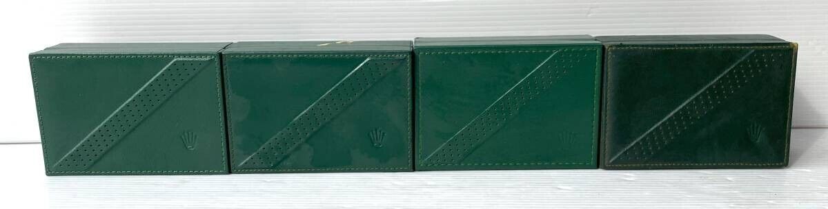 VINTAGE GENUINE ROLEX watch box case 68.00.2 Green 7 set no inner 231214006y1S