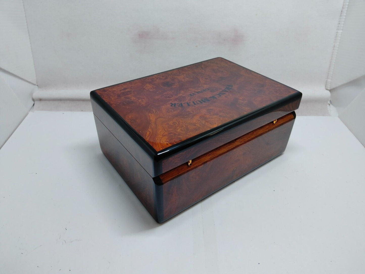 VINTAGE GENUINE FRANCK MULLER Brown watch box case wood leather 230729003y3S