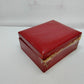 VINTAGE GENUINE OMEGA Speedmaster Seamaster red watch box case leather 0914023yS