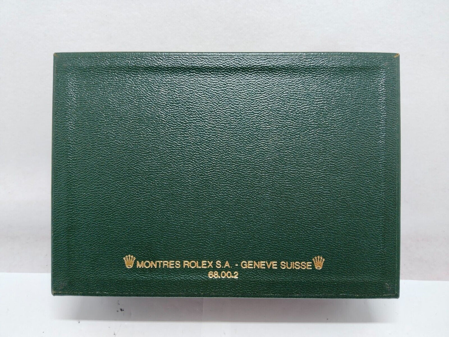 VINTAGE GENUINE ROLEX watch box case 68.00.2 no inner cushion wood 1210002y2S