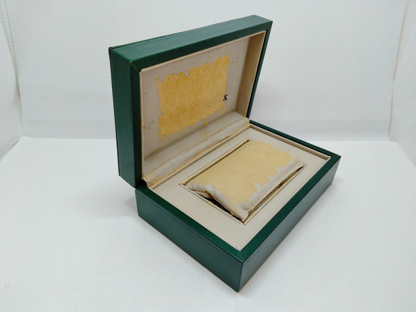 VINTAGE GENUINE ROLEX 16013 Datejust watch box case 68.00.06 green 0529006y1S