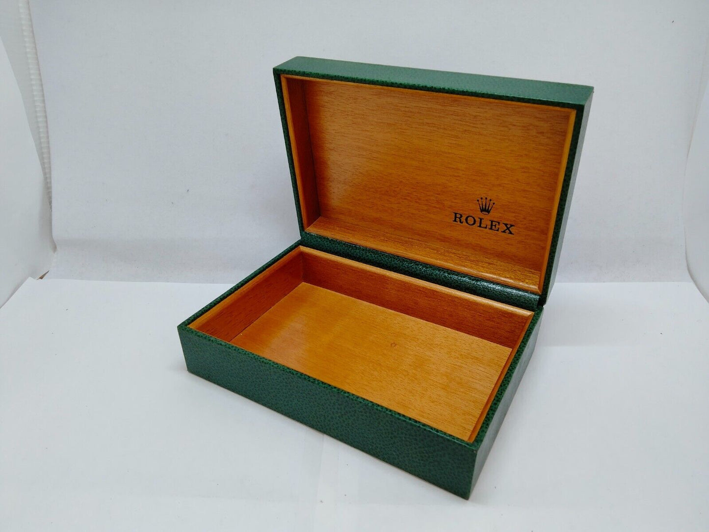 VINTAGE GENUINE ROLEX Wave Green Watch Box case 68.00.08 no inner 0716002y20S