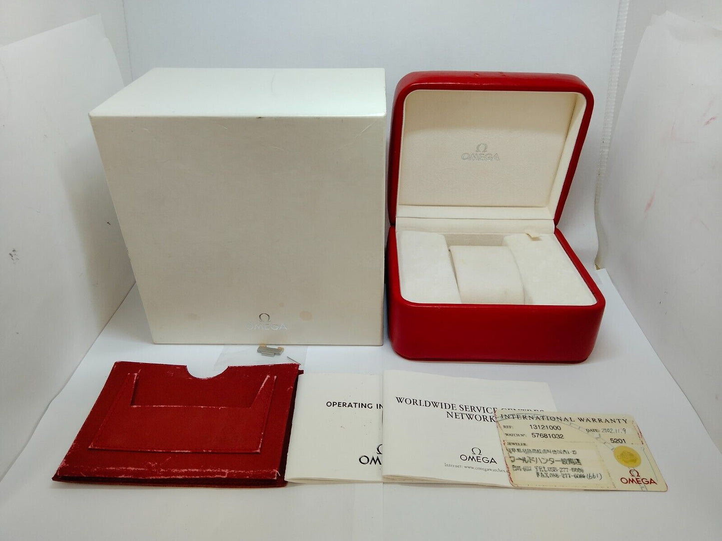 GENUINE OMEGA Constellation Warranty guarantee watch box case booklet 0928001yS