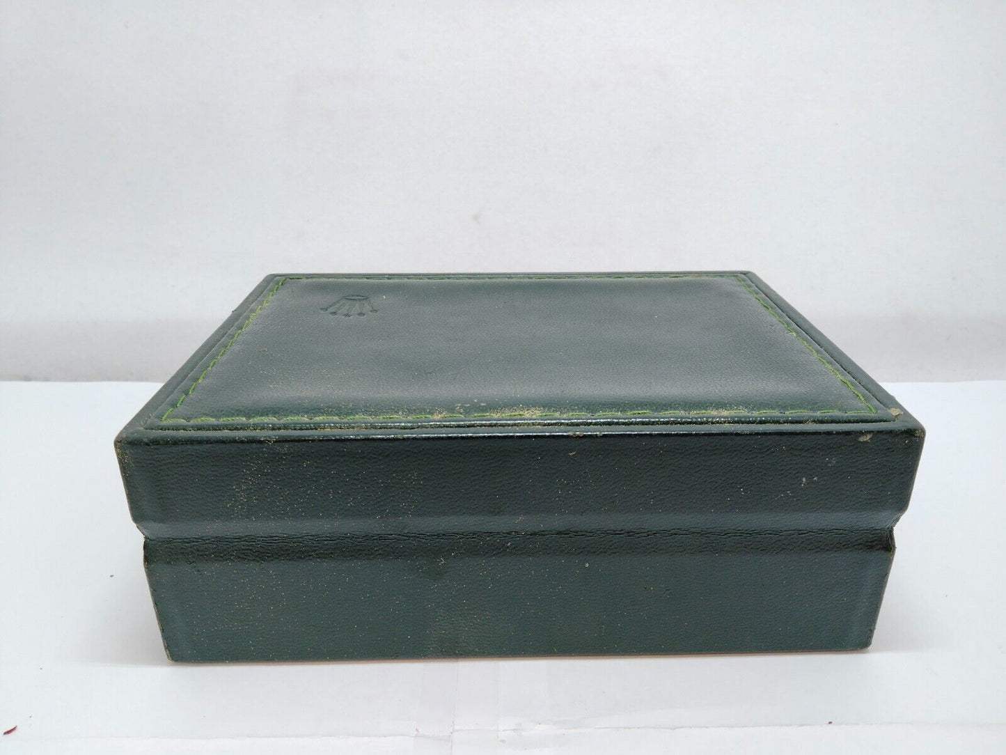 VINTAGE GENUINE ROLEX watch box case green 68.00.02 no inner cushion 0814003y1S