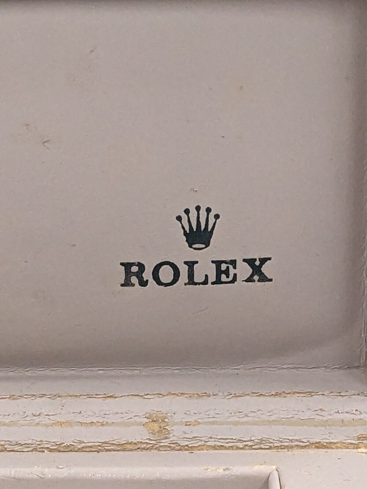 VINTAGE GENUINE ROLEX Green watch box case 68.00.2 leather no inner 231109004y7S