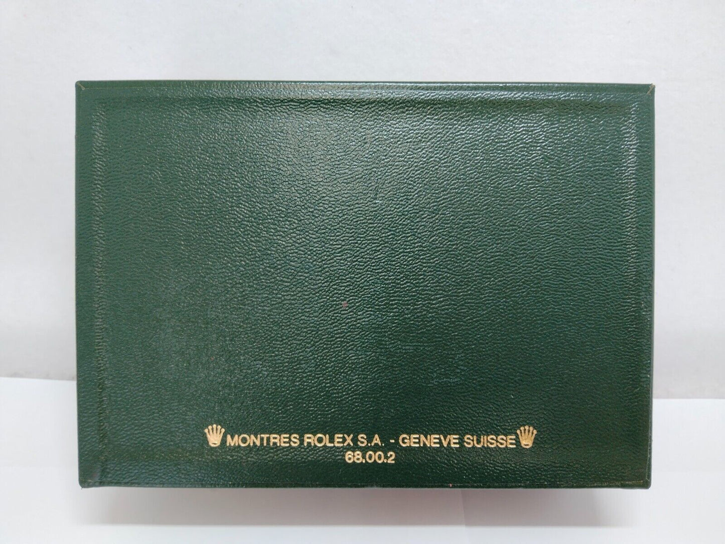 GENUINE ROLEX watch box case 68.00.2 wood leather no inner cushion 0713002y5S