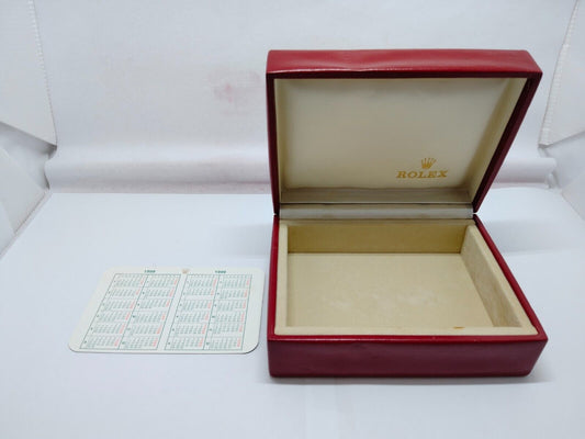 VINATAGE GENUINE Rolex Red Watch box case 14.00.02 no inner cushion 1115007y1S