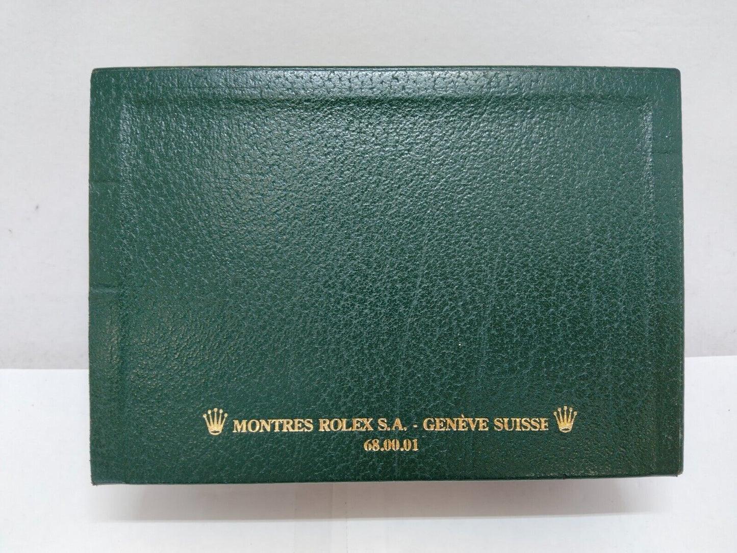 GENUINE ROLEX Green Watch Box Case 68.00.01 no inner cushion 0716002y26S