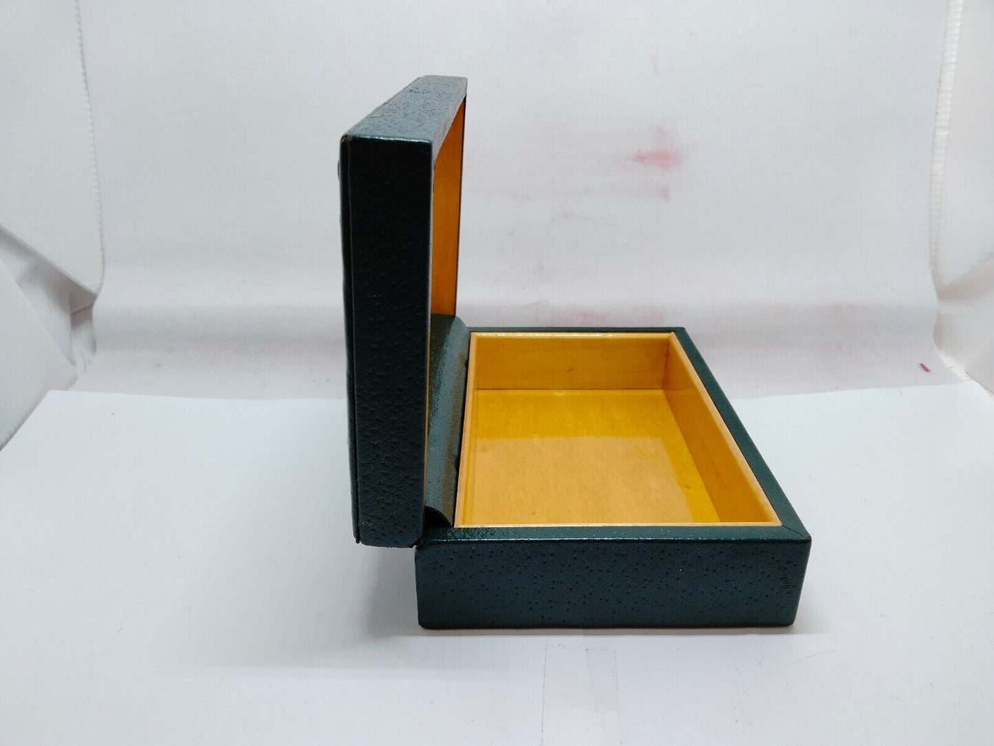 VINTAGE GENUINE ROLEX Green watch box case 68.00.3 no inner cushion 1029002y2S