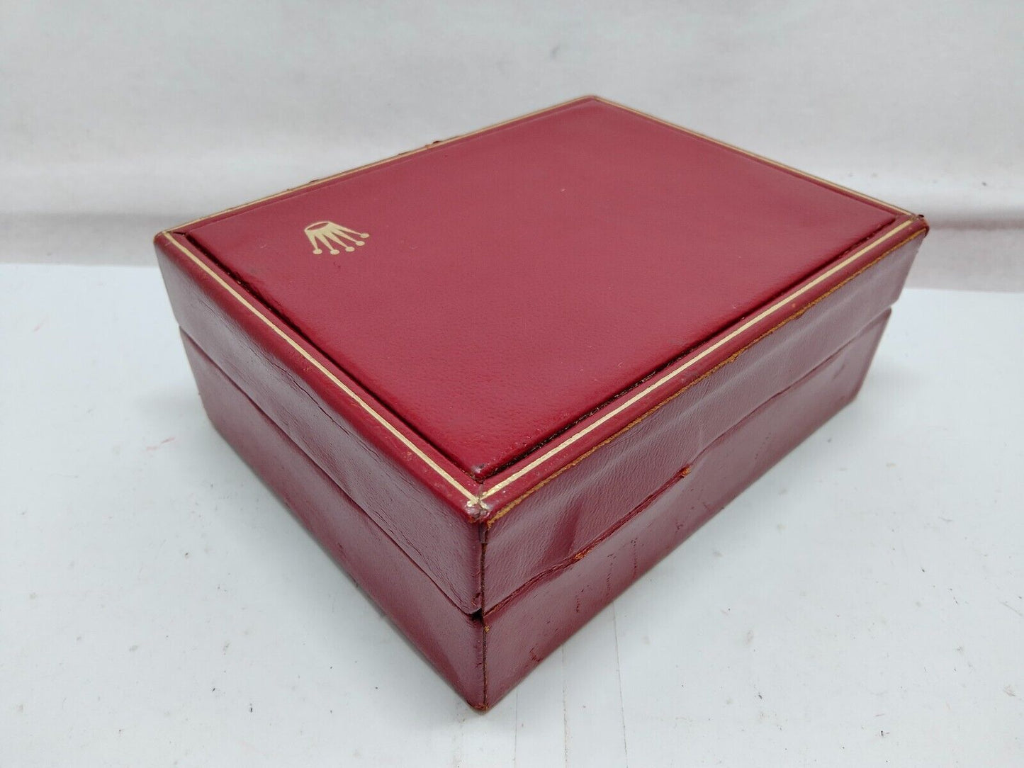 GENUINE ROLEX Red watch box case no inner cushion junk 14.00.02 230904005yS