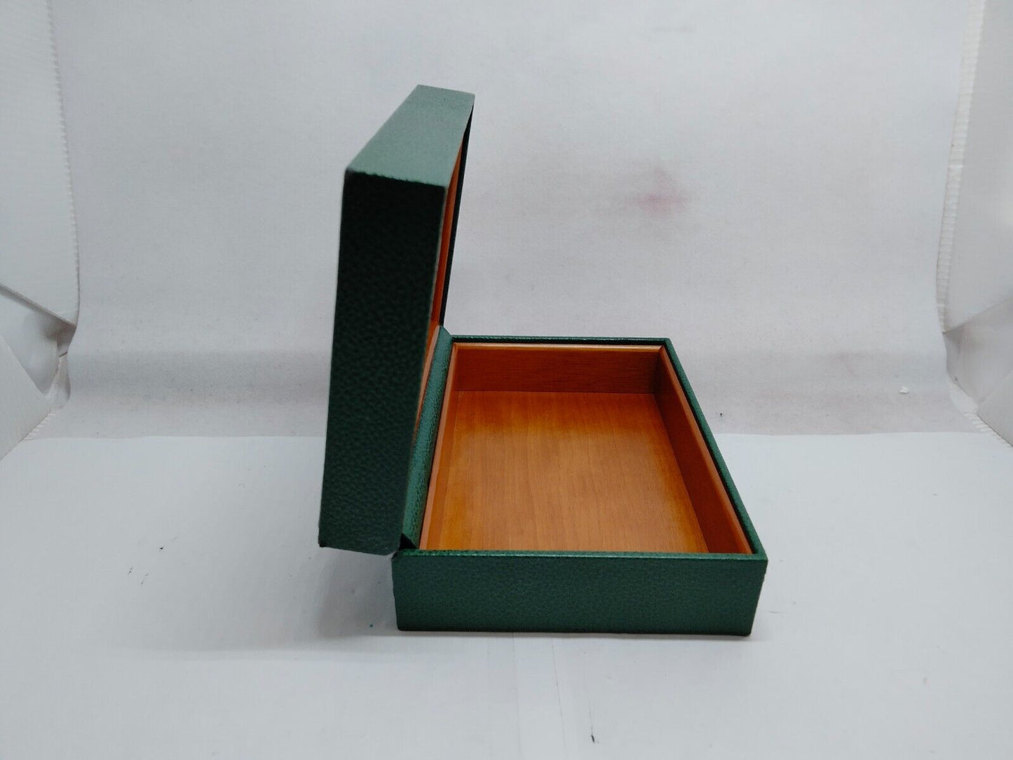 VINTAGE GENUINE ROLEX Green watch box case 68.00.08 no inner cushion 1223004y3S