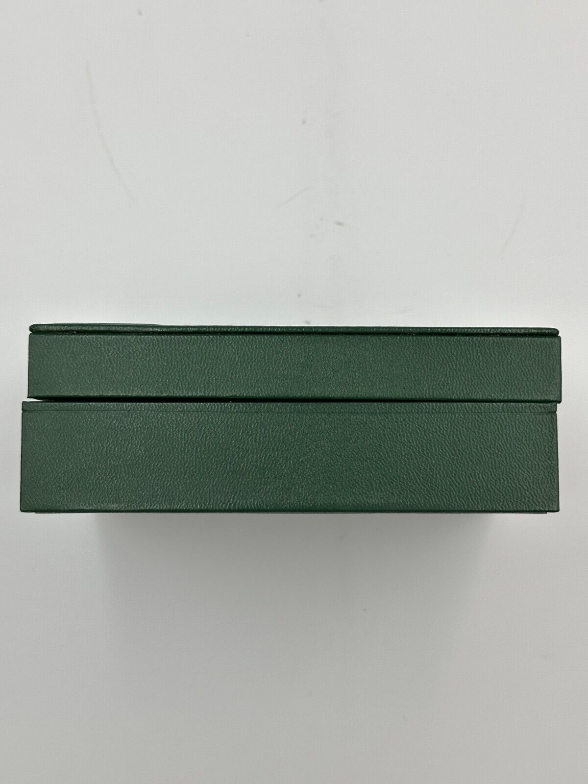 VINTAGE GENUINE ROLEX Green watch box case wood leather 68.00.06 240124004yA