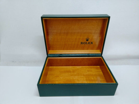 VINTAGE GENUINE ROLEX Green Watch Box Case 68.00.08 no inner cushion 0811002m5S