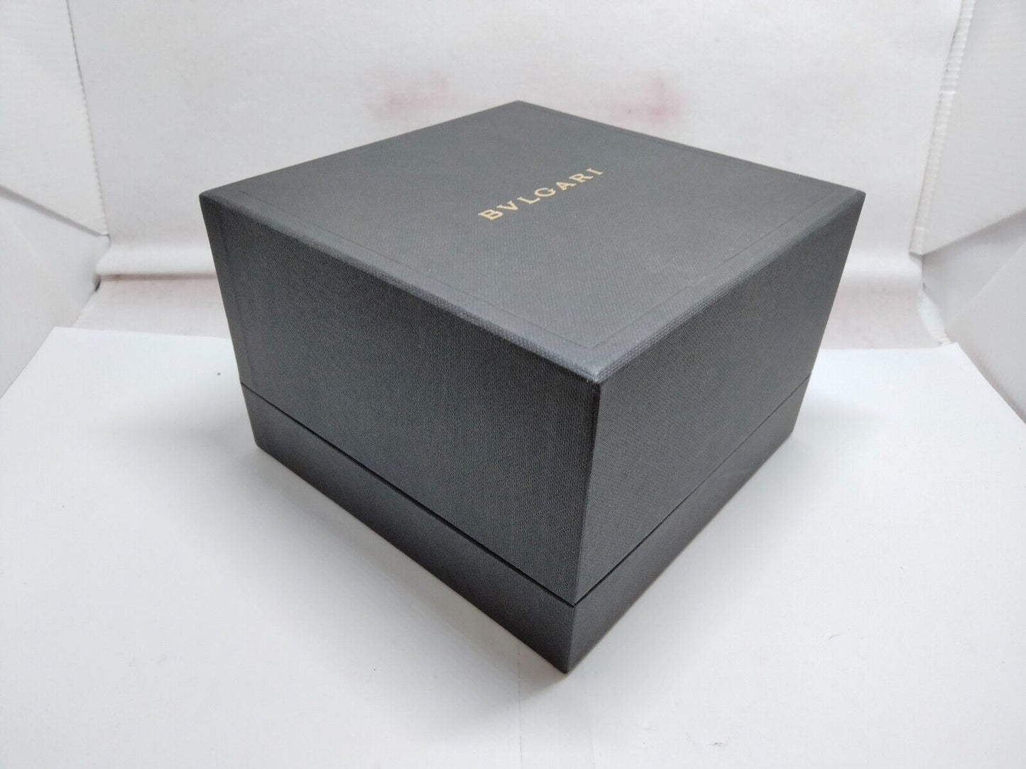 GENUINE BVLGARI watch box case booklet black warranty guarantee 230704001yS