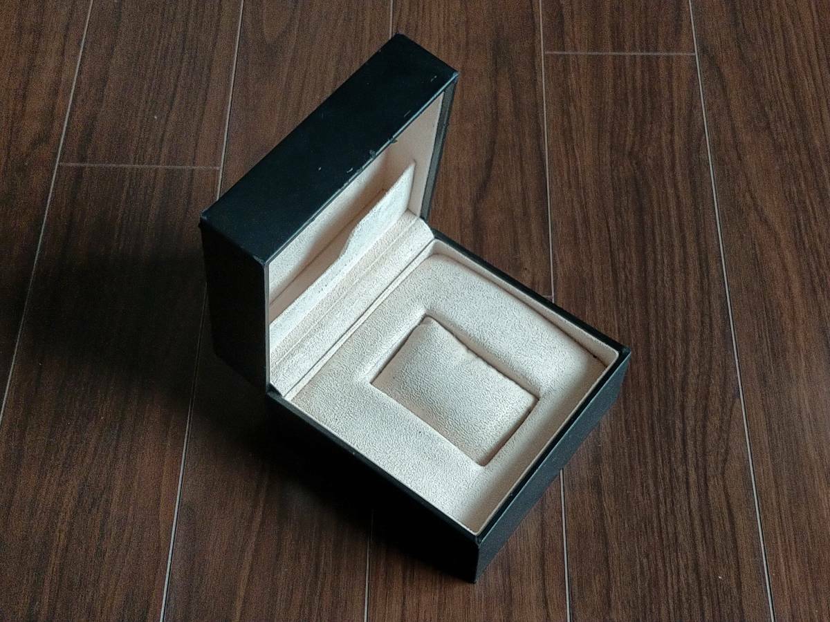 VINTAGE GENUINE BVLGARI watch box case booklet black leather 0516006y