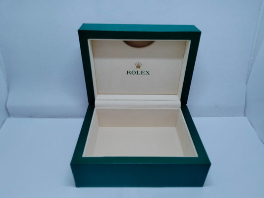 VINTAGE GENUINE ROLEX Green watch box case 3913704 no inner cushion 0813002y10S