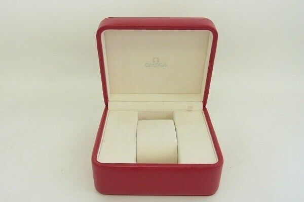 GENUINE OMEGA Speedmaster Seamaster watch box case Red link card 231126005yS