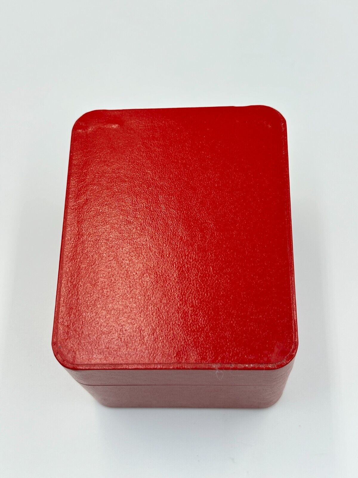 GENUINE OMEGA Speedmaster Seamaster Red watch box case Booklet wood 240205002y1A