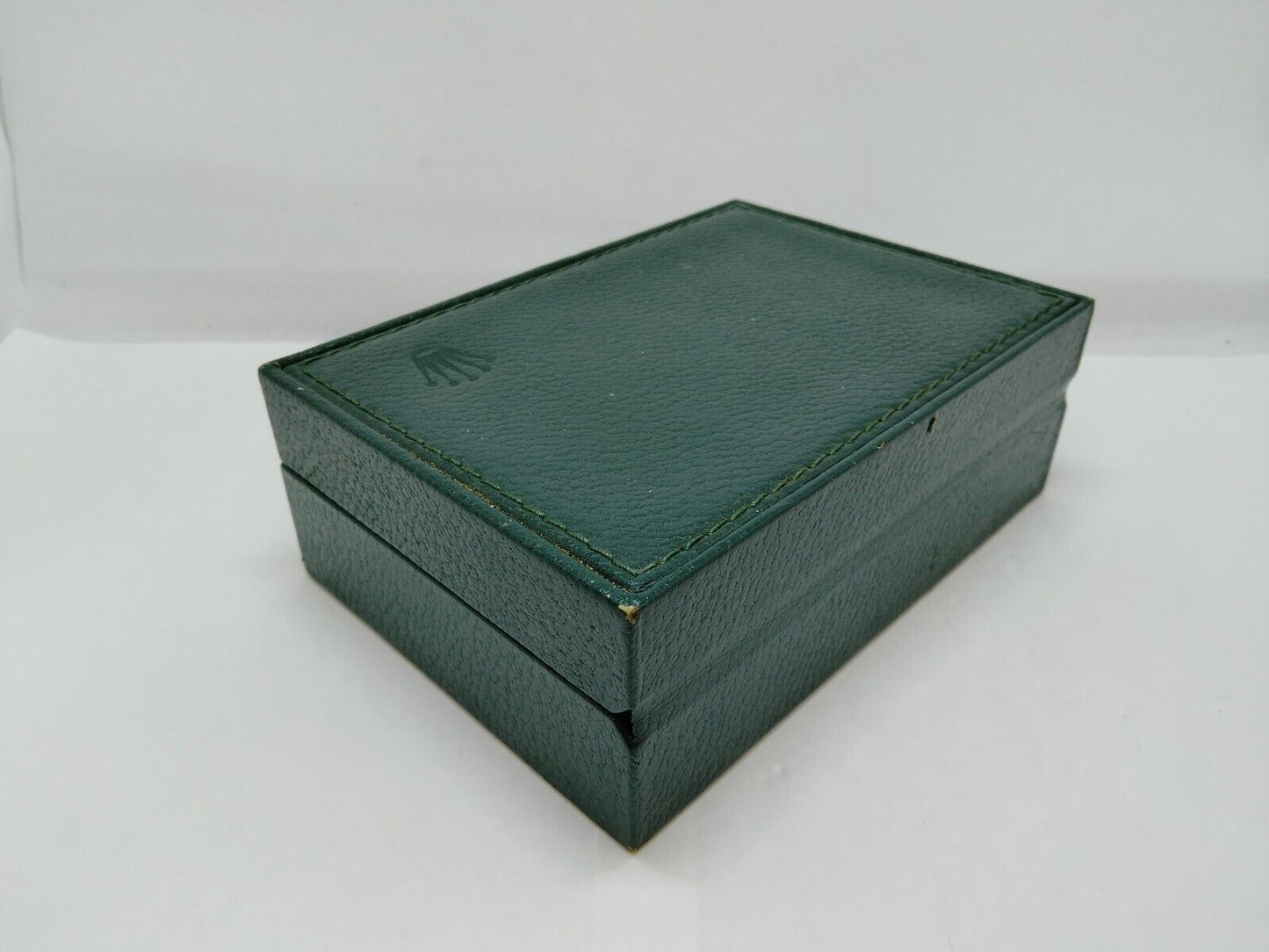 VINTAGE GENUINE ROLEX watch box case no inner cushion 68.00.55 Green 0611002yS