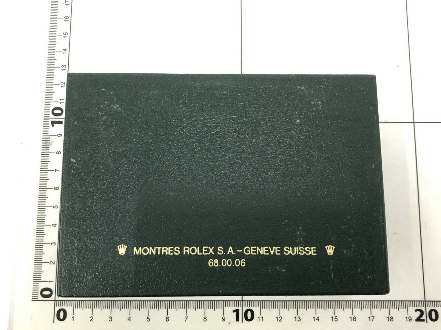 GENUINE ROLEX Datejust watch box no inner cushion case 68.00.06 tag 0427024e