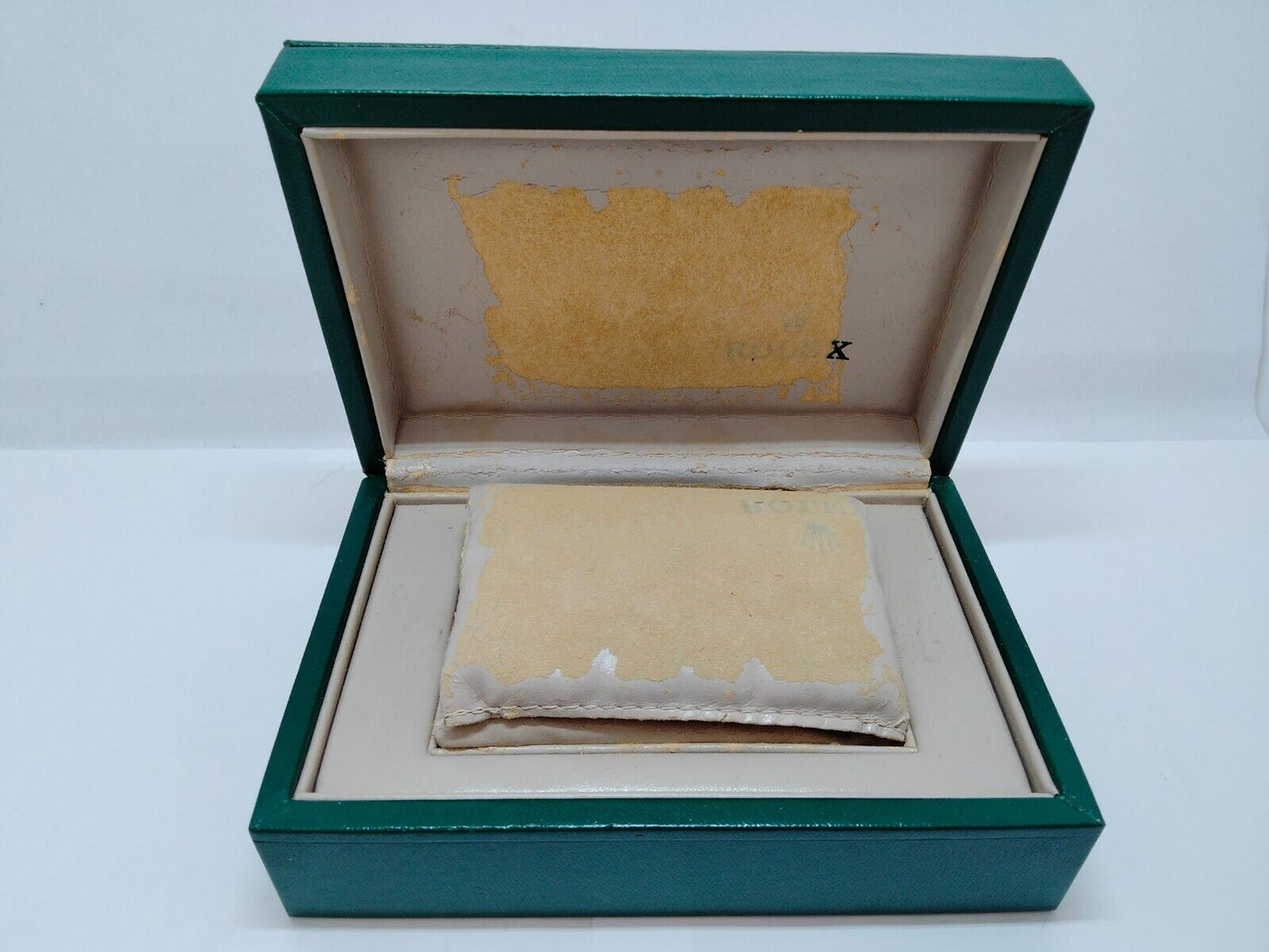 VINTAGE GENUINE ROLEX 16013 Datejust watch box case 68.00.06 green 0529006y1S