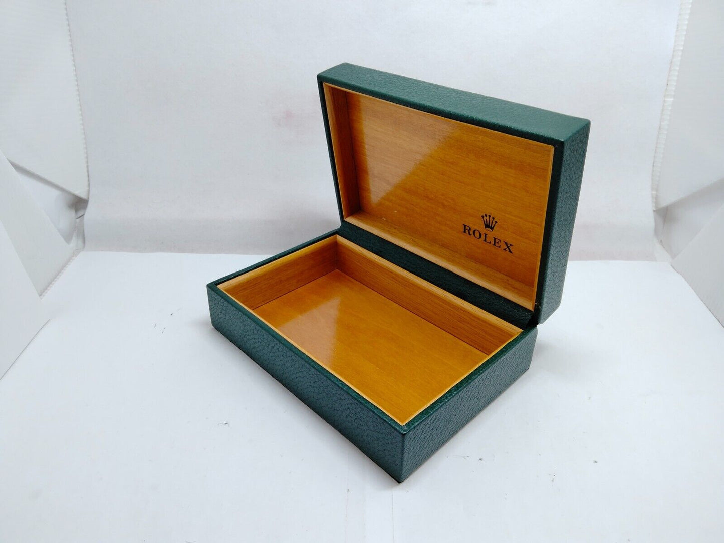 VINTAGE GENUINE ROLEX watch box case 68.00.55 no inner wood leather 0119004y6S