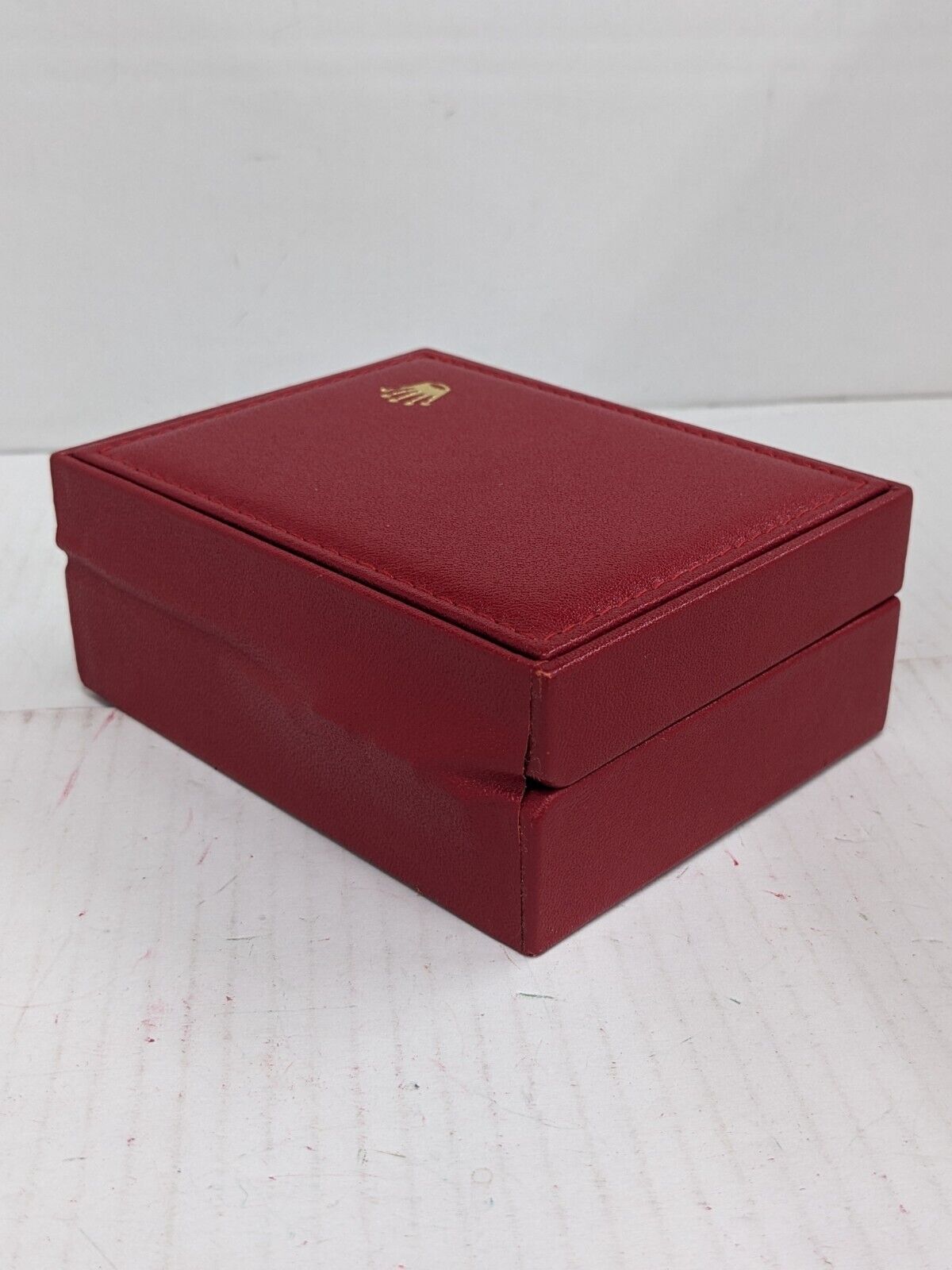 VINTAGE GENUINE ROLEX red watch box case 14.00.08 no inner junk 230906003y1S