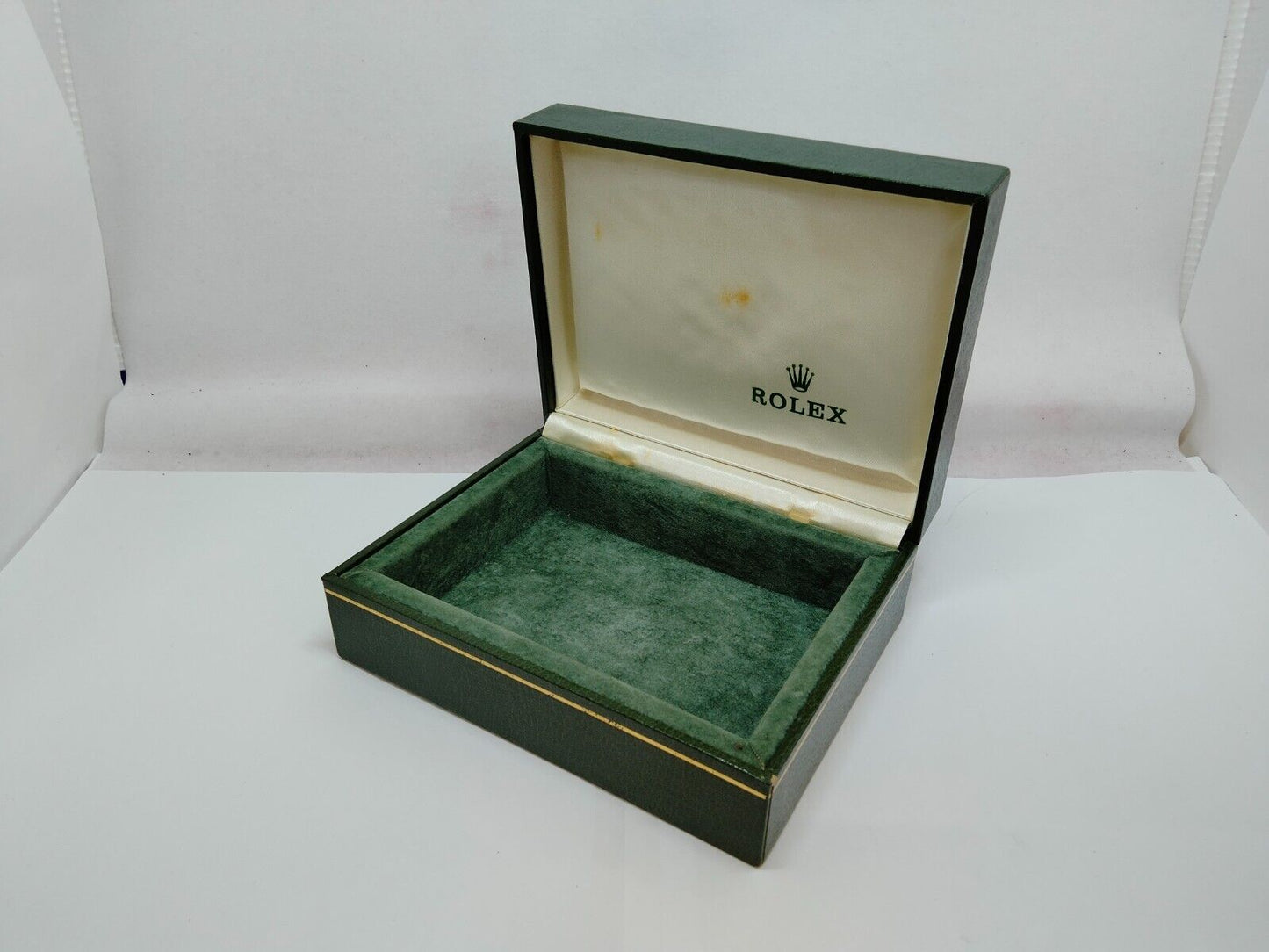 GENUINE ROLEX Green watch box case no inner cushion 11.00.01 1004001m2S