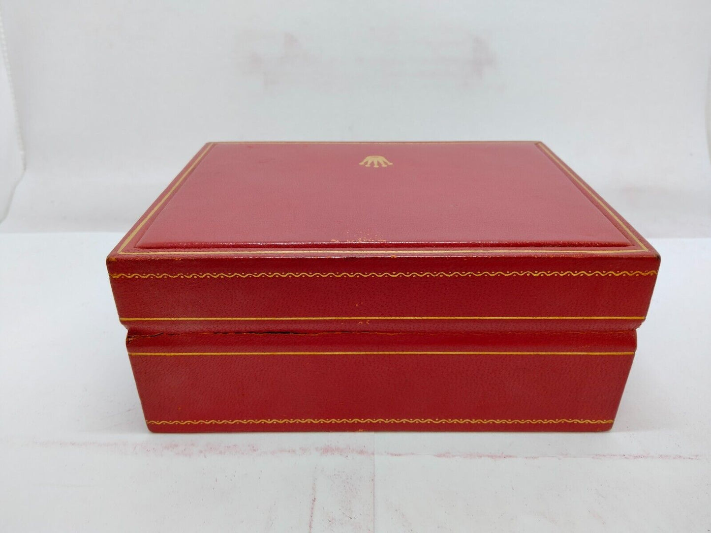 VINTAGE GENUINE ROLEX Datejust ladies Red watch box case wood leather 1001001y2S