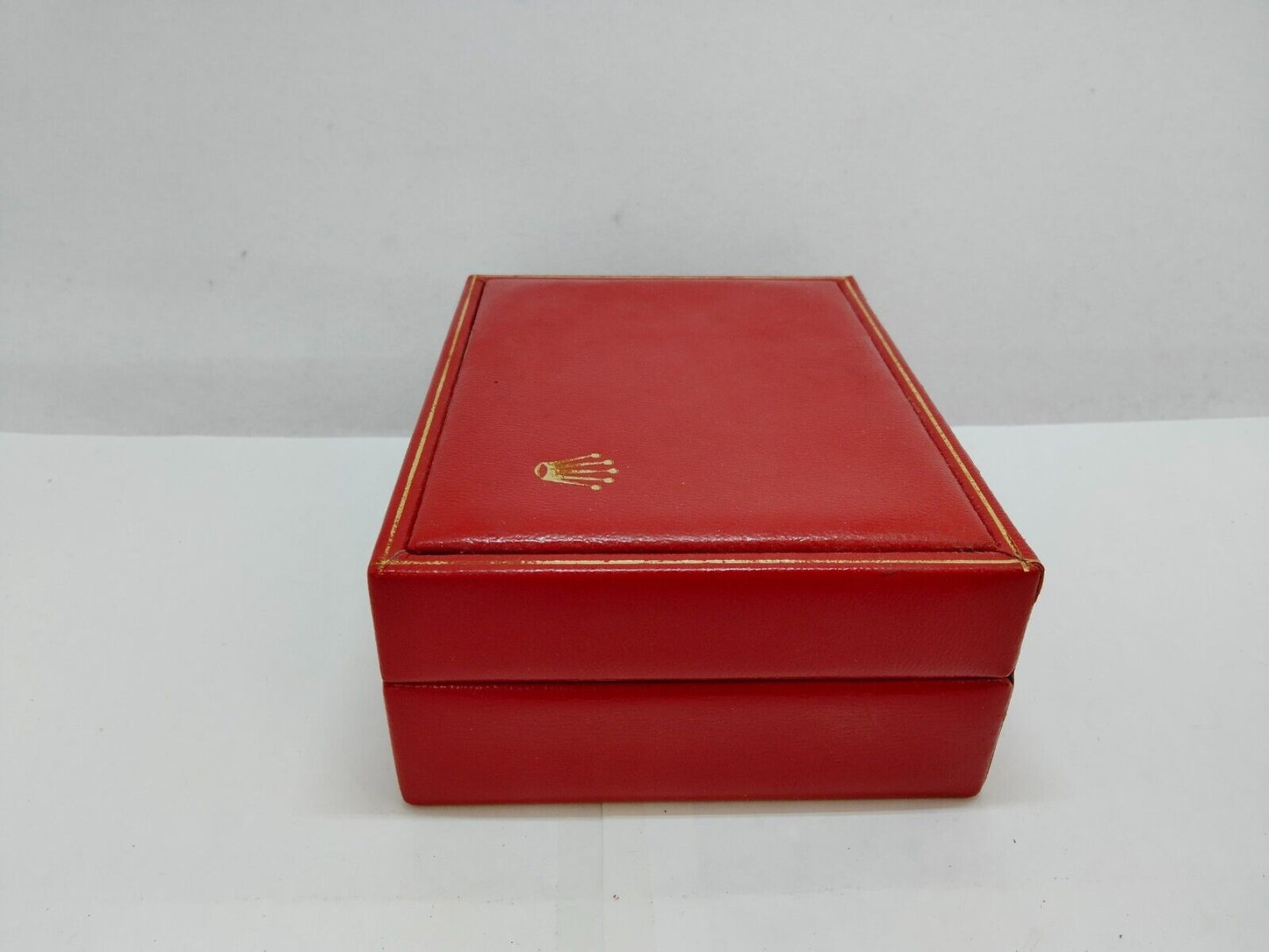 VINTAGE GENUINE ROLEX Red Watch box case 14.00.02 no inner cushion  0716002y28S