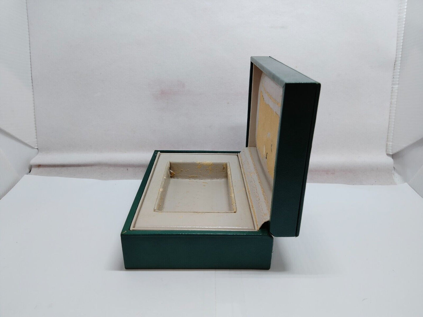 VINTAGE GENUINE ROLEX Green watch box case 68.00.2 no inner wood 230705001y3S