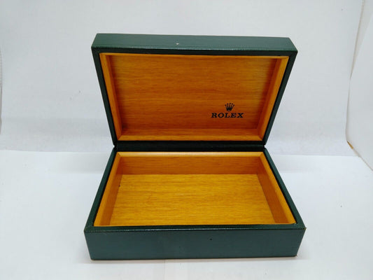 GENUINE ROLEX Dark Green Watch box case 68.00.2 no inner cushion 0716002y25S