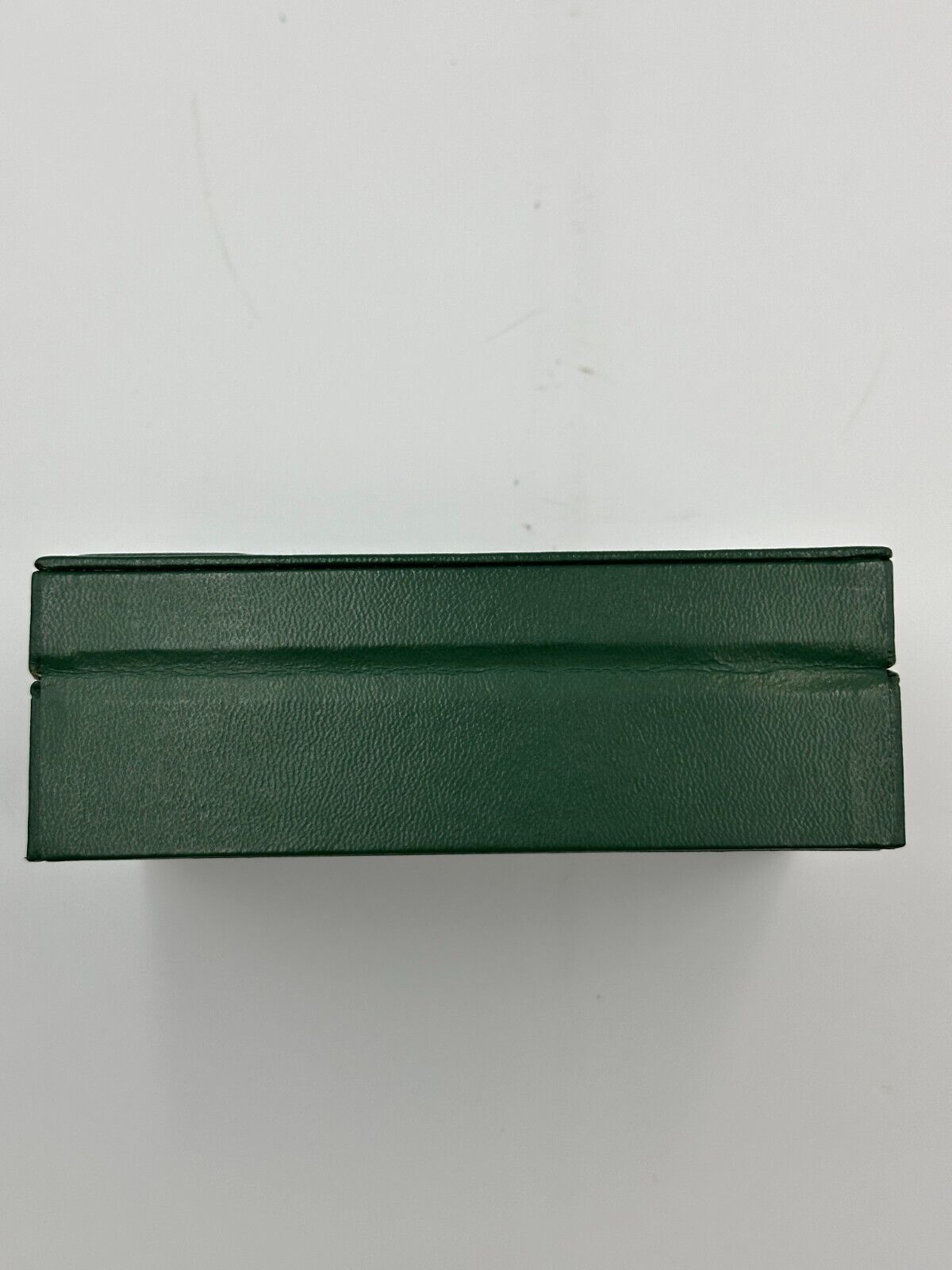 VINTAGE GENUINE ROLEX Green watch box case wood leather 68.00.06 240124004yA