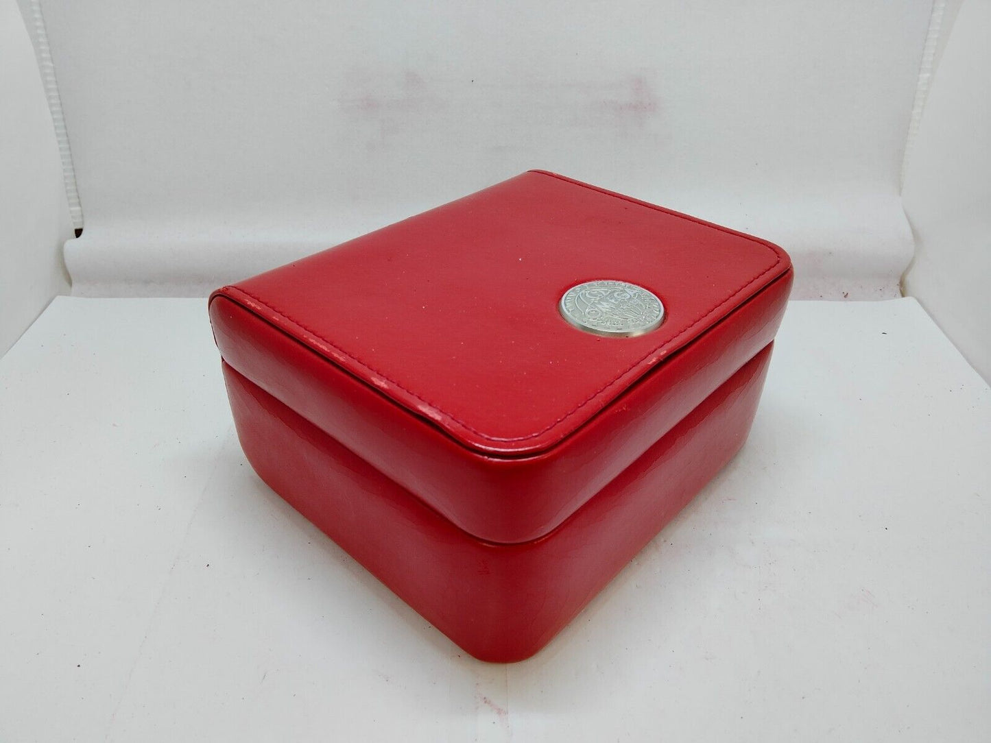 VINTAGE GENUINE OMEGA Seamaster Speedmaster watch box case booklet red 1003017yS