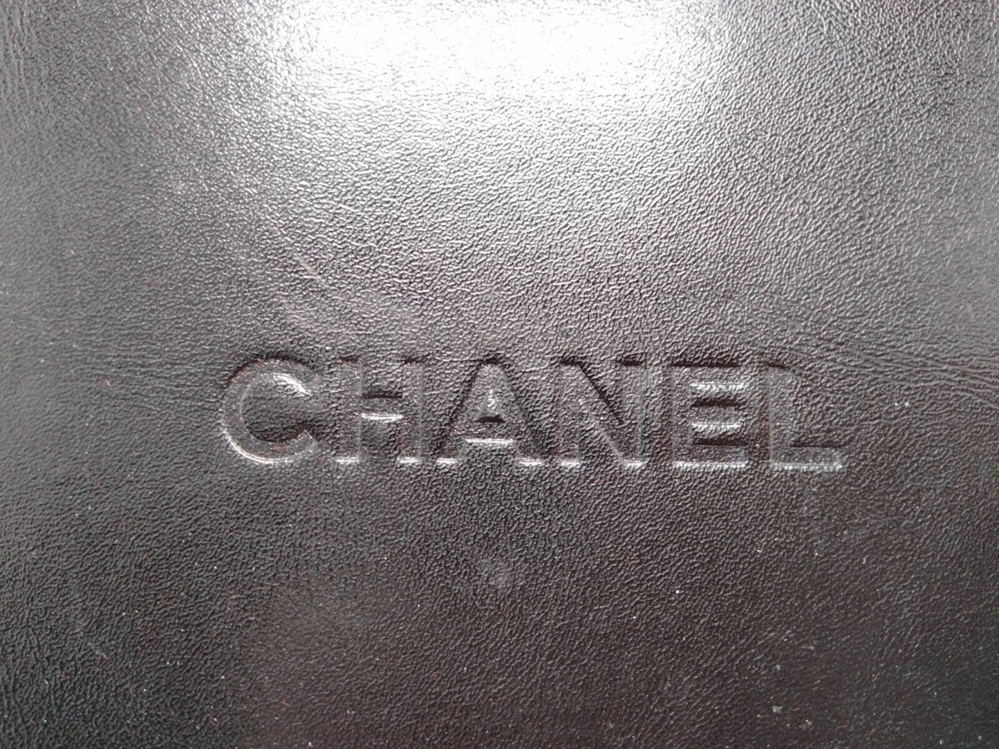 VINTAGE GENUINE CHANEL J12 watch case box box black leather 1111001e2S