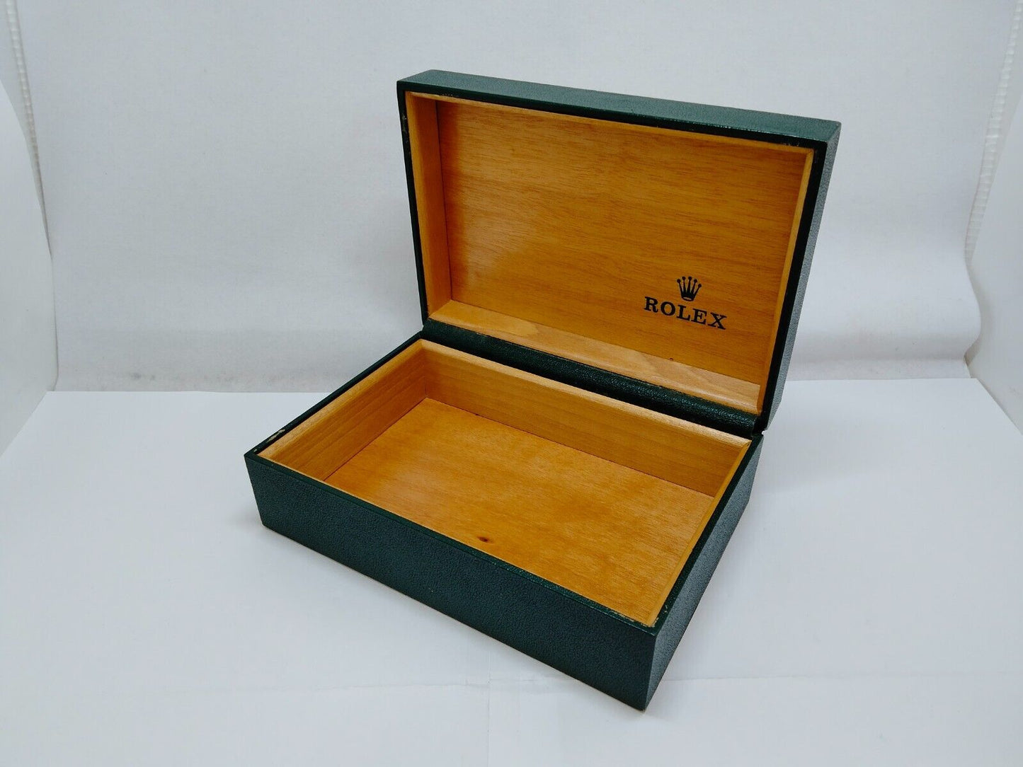 VINTAGE GENUINE ROLEX Green Watch Box Case 68.00.08 no inner cushion 0811002m4S