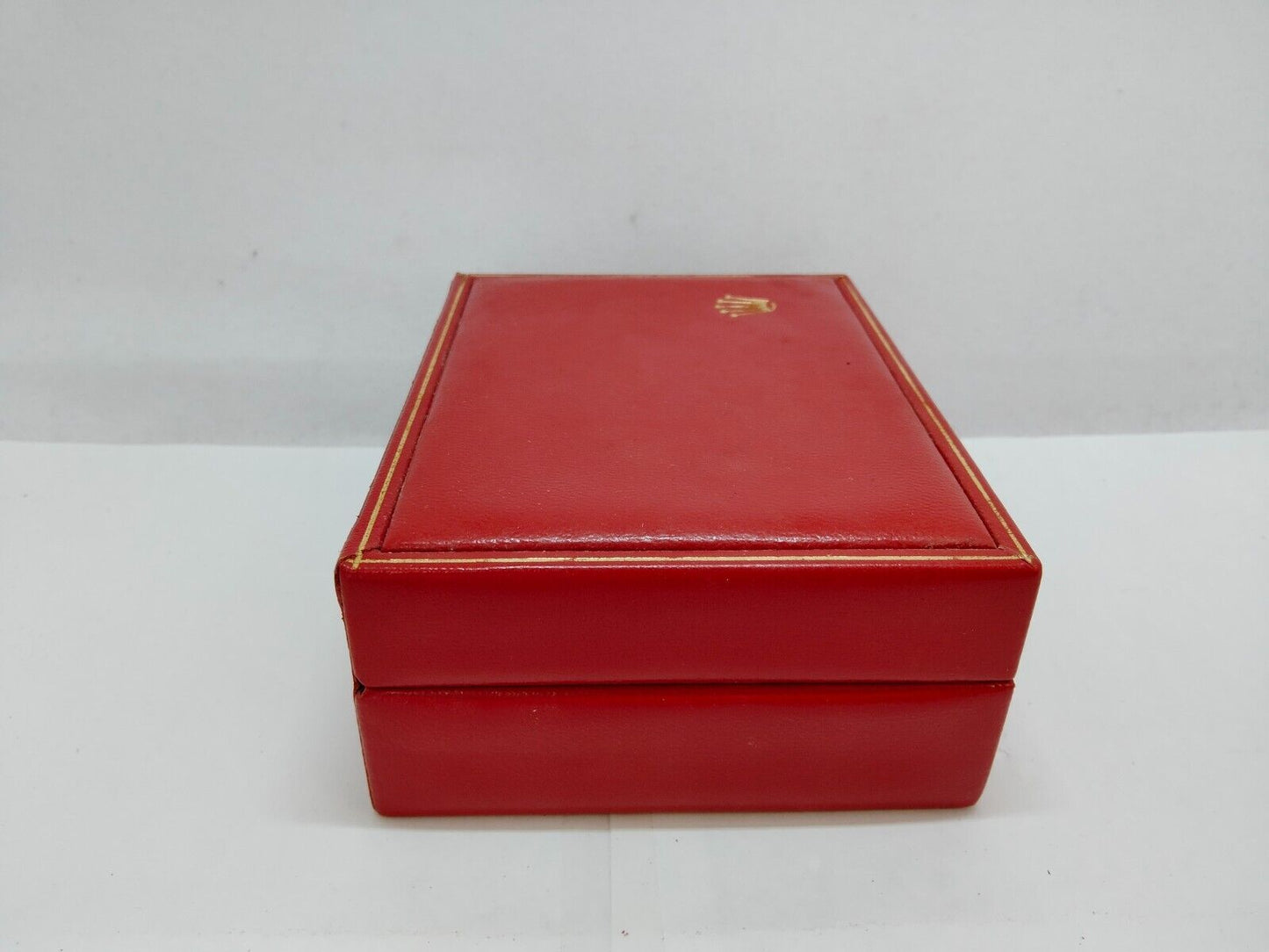 VINTAGE GENUINE ROLEX Red Watch box case 14.00.02 no inner cushion  0716002y28S