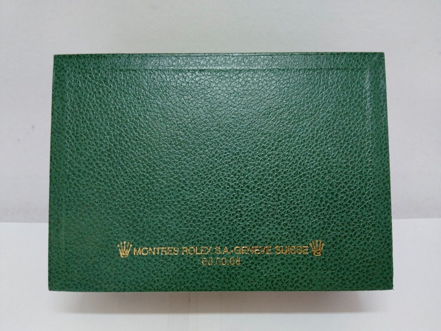 VINTAGE GENUINE ROLEX Wave Green Watch Box case 68.00.08 no inner 0716002y20S