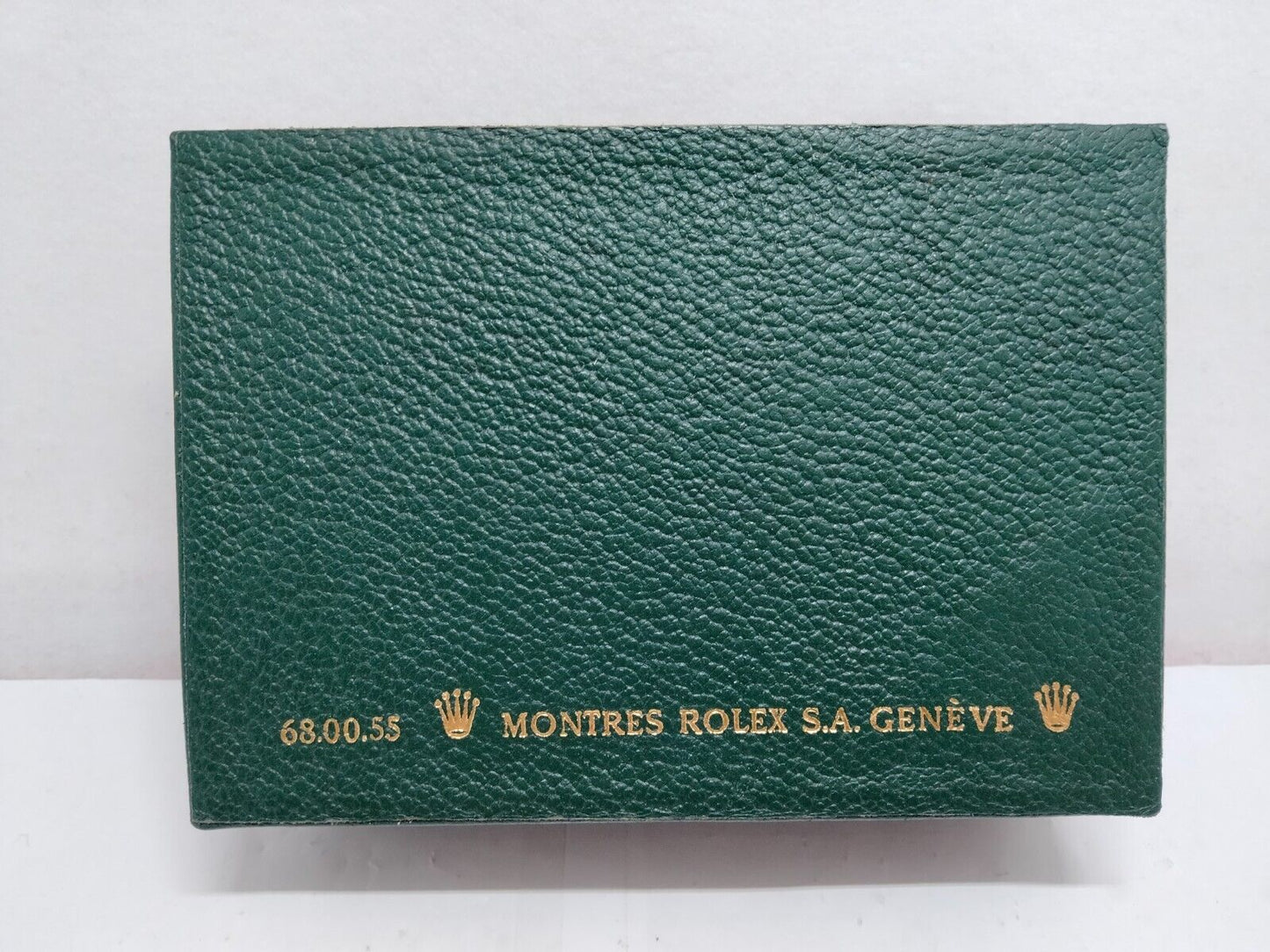 VINTAGE GENUINE ROLEX watch box case 68.00.55 no inner wood leather 0119004y6S