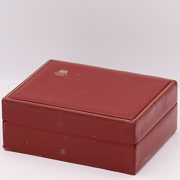 VINTAGE GENUINE ROLEX watch box case 14.00.02 wood leather no inner 231017013yS