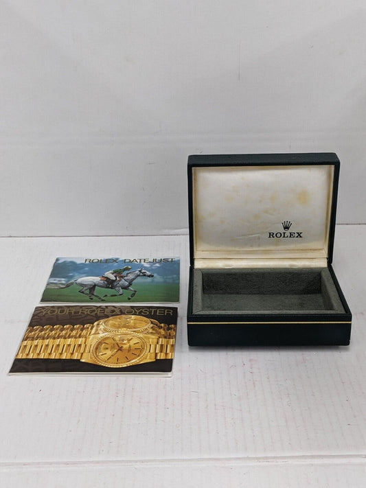 VINTAGE GENUINE ROLEX watch box case booklet 11.00.71 no inner wood 231002002yS