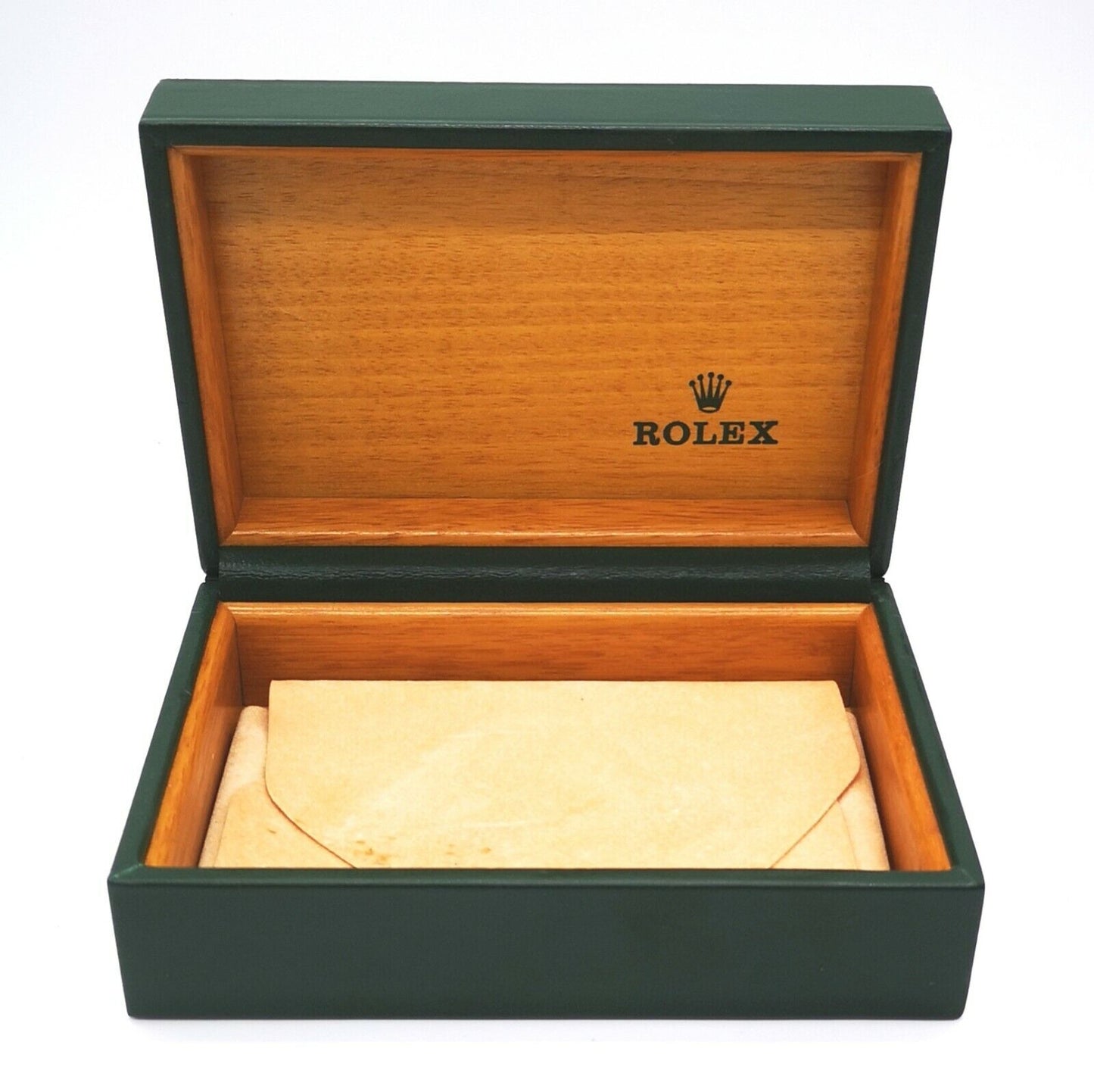 VINTAGE GENUINE ROLEX watch box case no inner cushion green 68.00.02 0302004e