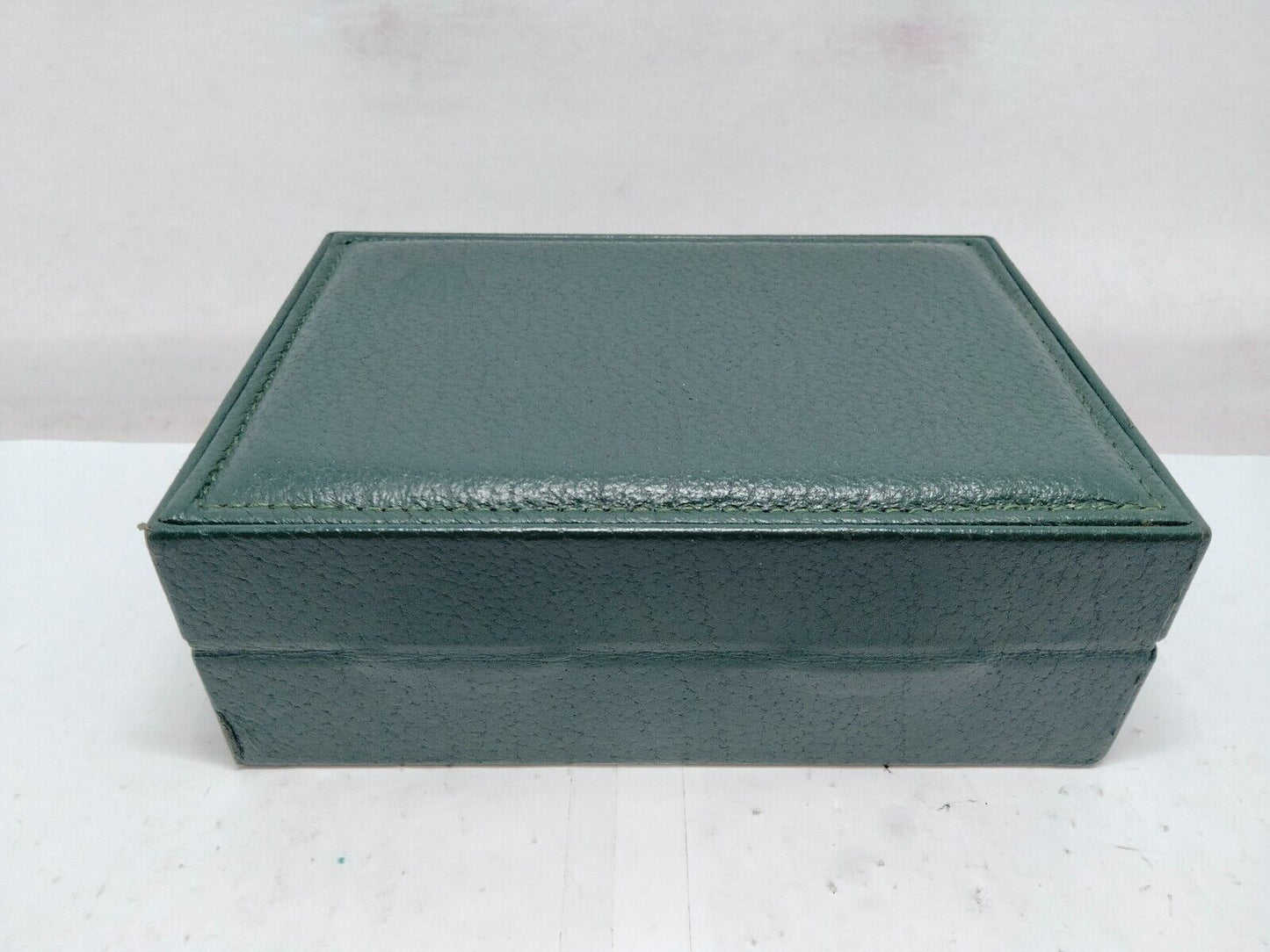 VINTAGE GENUINE ROLEX watch box case 68.00.01 Green no inner wood 0208001y1S