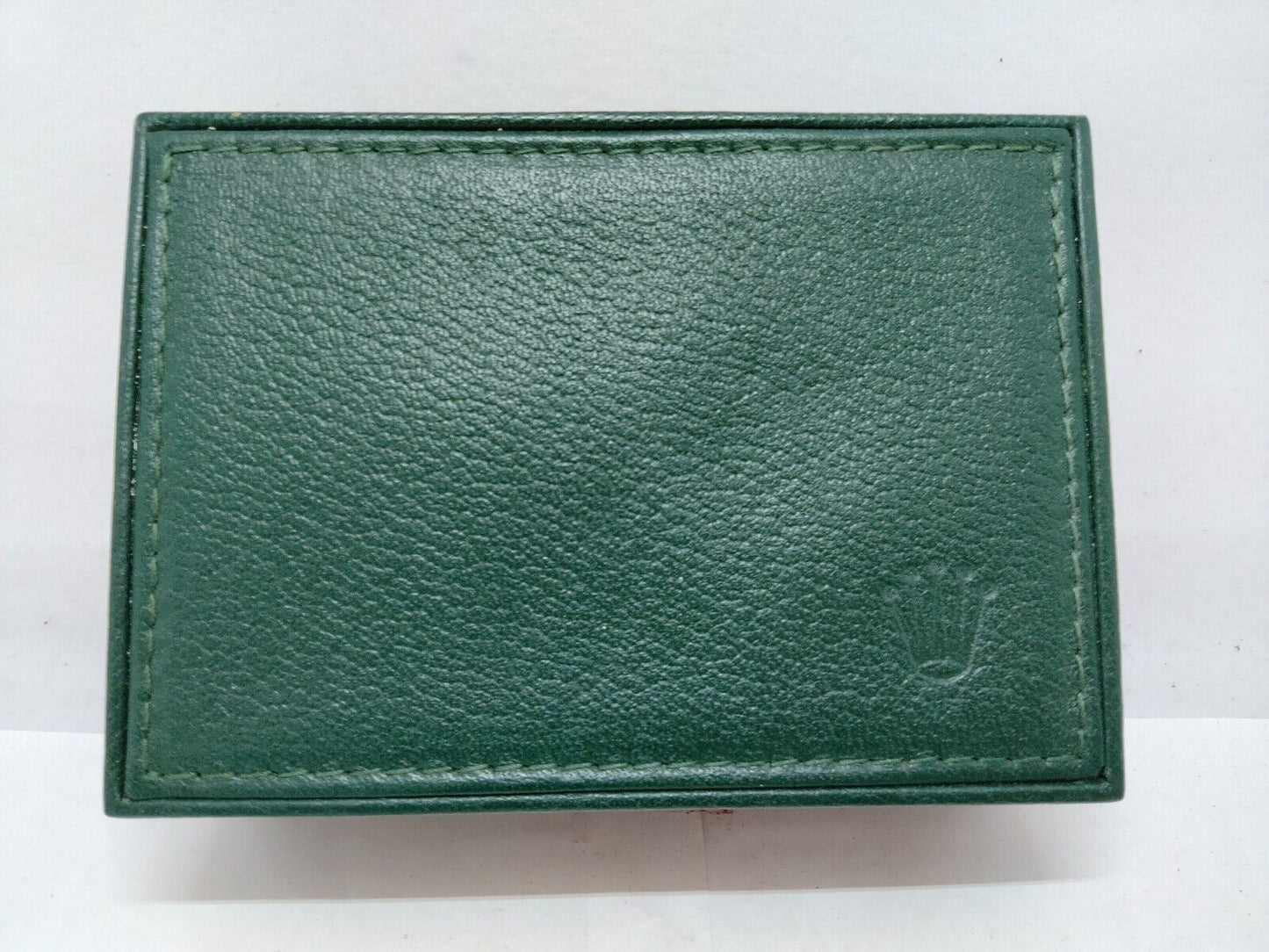 VINTAGE GENUINE ROLEX watch box case no inner cushion green 68.00.55 0610002y4S