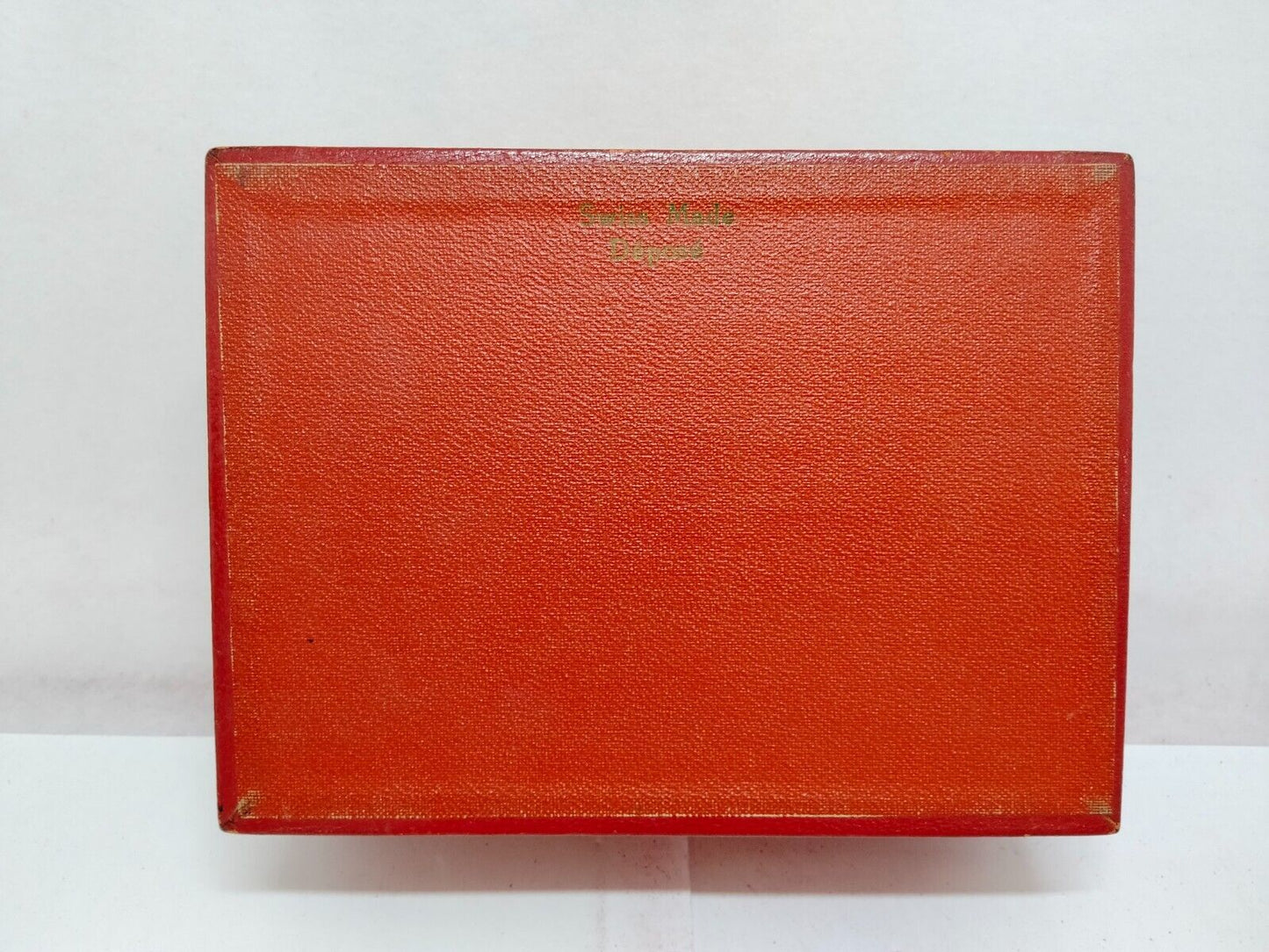 VINTAGE GENUINE ROLEX Datejust ladies Red watch box case wood leather 1001001y2S