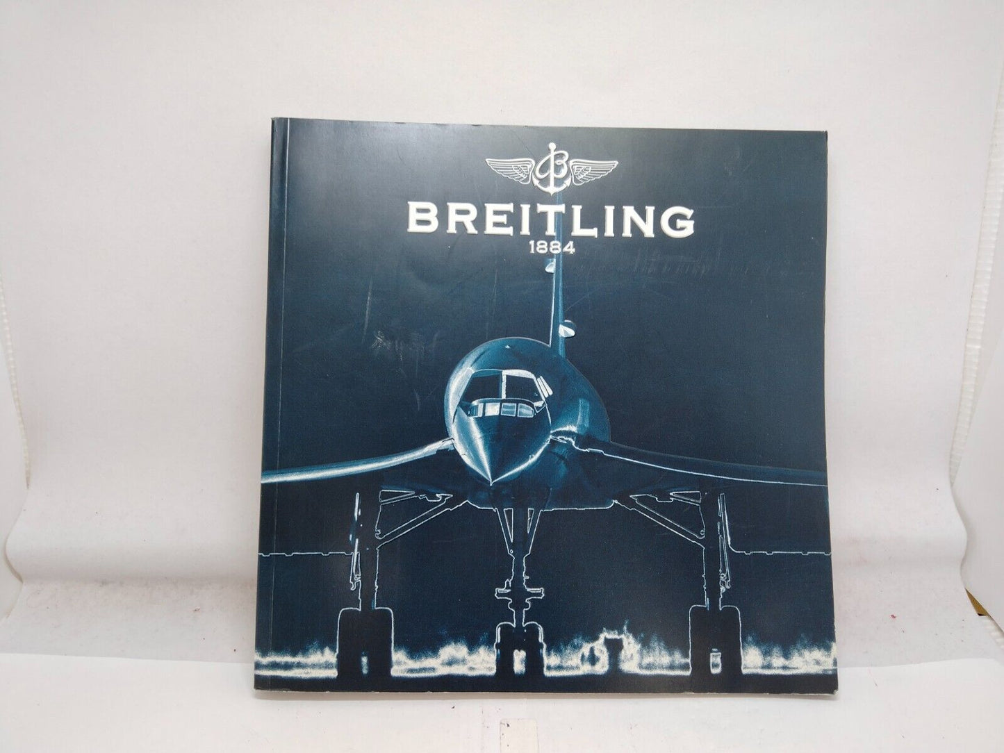 VINTAGE GENUINE BREITLING black watch box case Booklet 0831018e3S